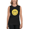 Smiley Face Muscle Tank  -