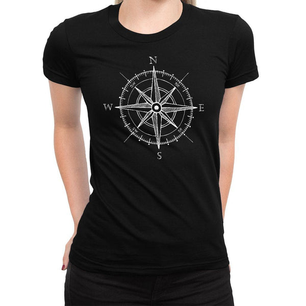 Compass Women's Tee  -  Women's T-Shirt XS / WHITE