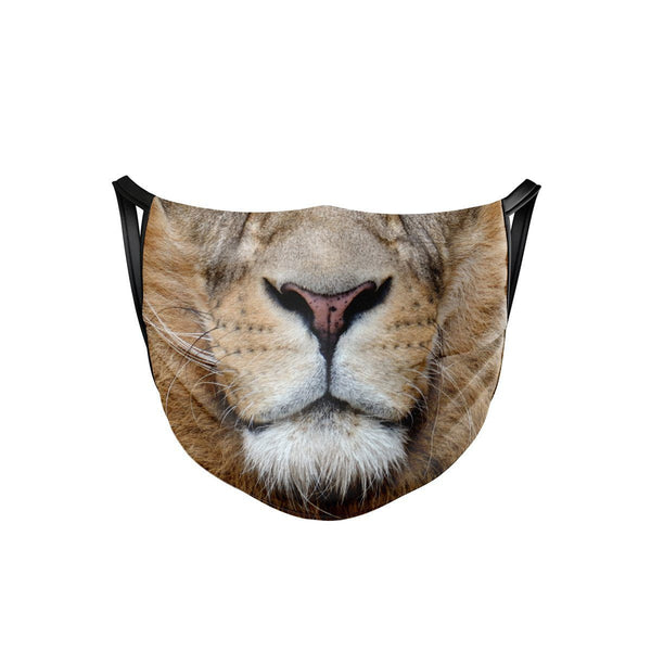 African Lion Face Mask  -  Face Mask