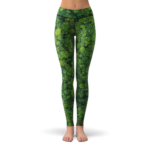 Nimble Lauren 7/8 Length Legging - Womens - Jungle Leaf Print