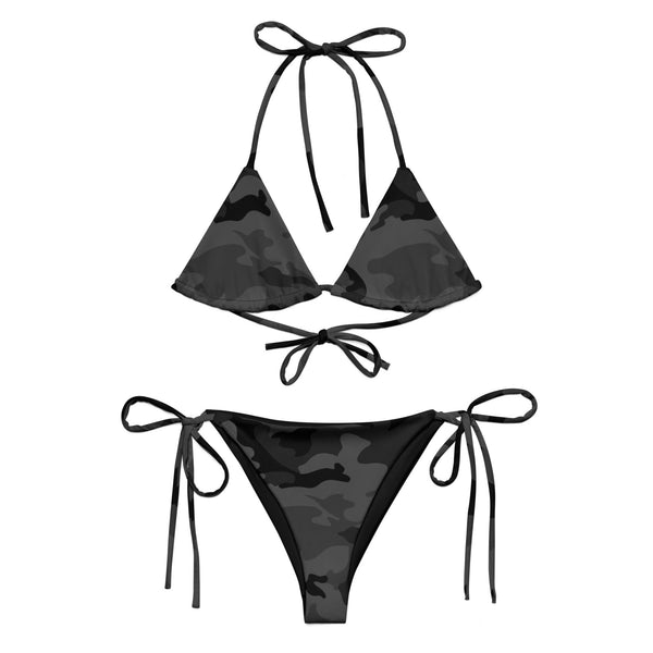Black Camo Bikini  -  XS