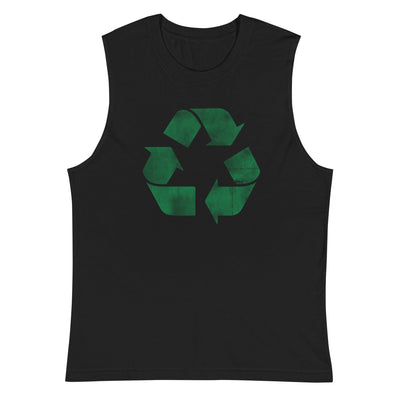 Recycle Muscle Tank  -  Black / S