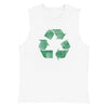 Recycle Muscle Tank  -  White / S