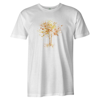 Autumn Splash Tee  -  Men's T-Shirt S / WHITE