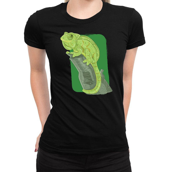Chameleon Women's Tee  -  Women's T-Shirt XS / BLACK