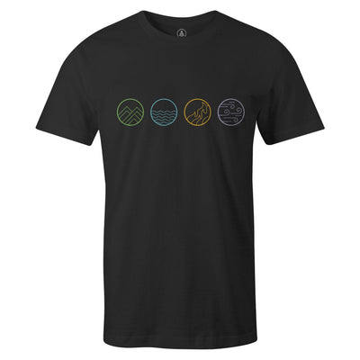 Elements Tee  -  Men's T-Shirt S / BLACK