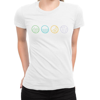 Elements Women's Tee  -  Women's T-Shirt XS / WHITE