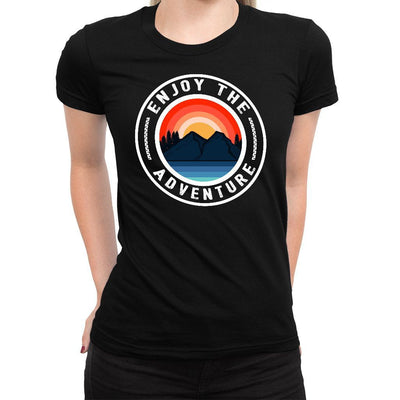 Enjoy The Adventure Women's Tee  -  Women's T-Shirt XS / BLACK