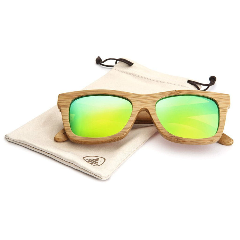 Green bamboo glasses online