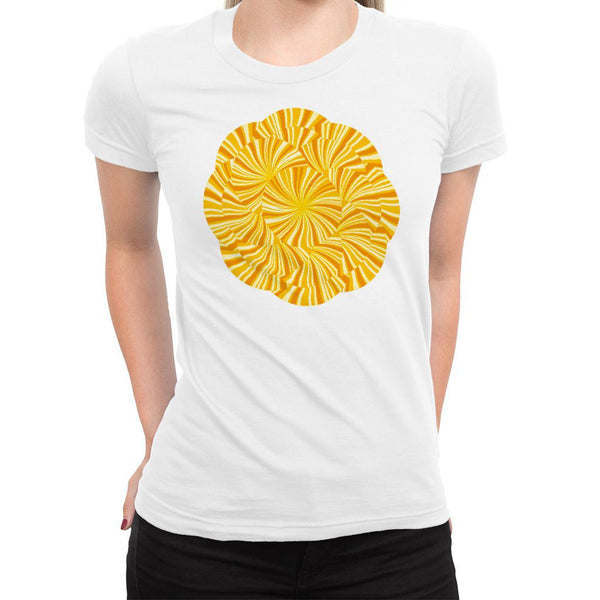 Groovy Sun Women's Tee  -  Women's T-Shirt XS / WHITE