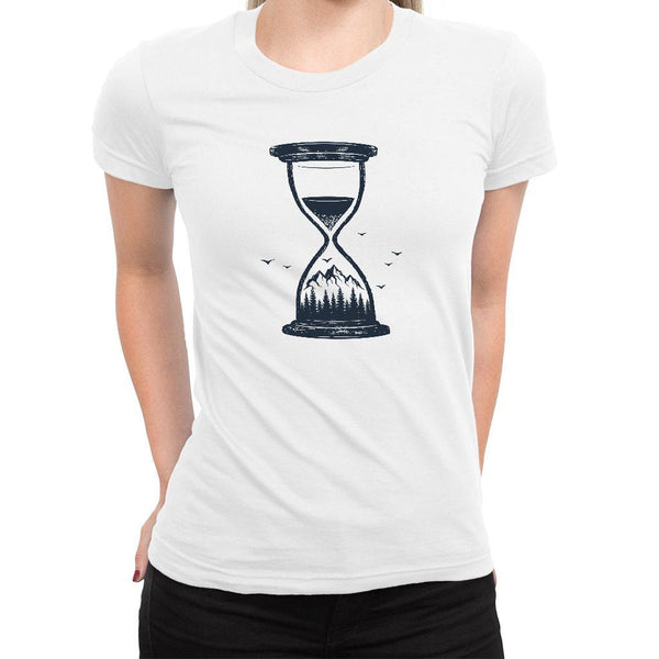 Hourglass Women's Tee  -  Women's T-Shirt XS / WHITE