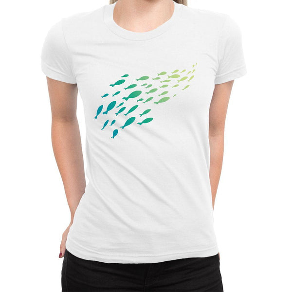 Keep Swimming Women's Tee  -  Women's T-Shirt XS / WHITE