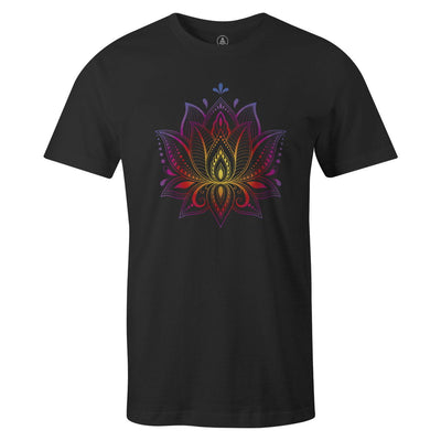 Lotus Tee  -  Men's T-Shirt S / BLACK