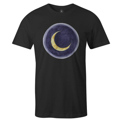 Moon Tee  -  Men's T-Shirt S / BLACK