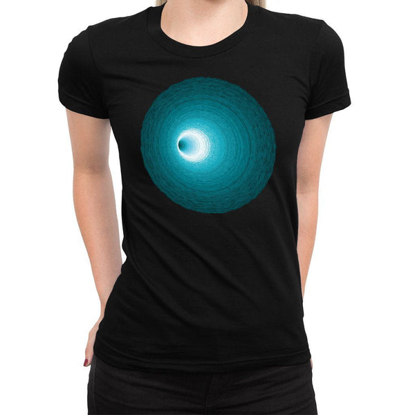 Ocean Eye Women's Tee  -  Women's T-Shirt XS / BLACK