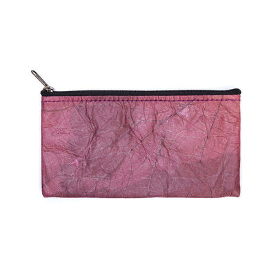 Leaf Leather Phone Bag - Purple