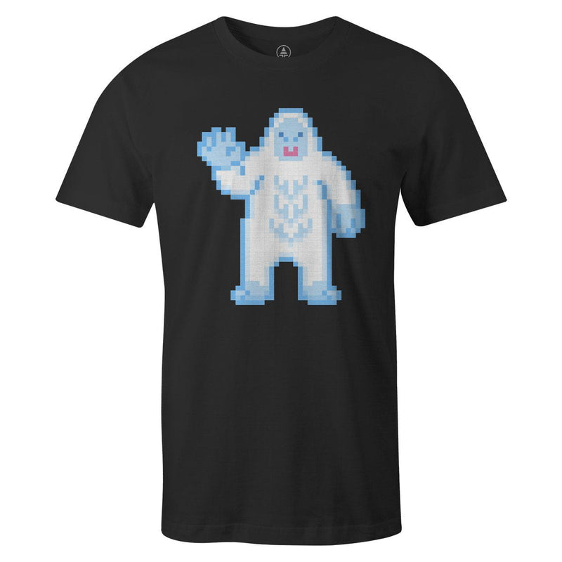 Pixel Yeti Tee | Fun Gamer T-Shirt M / Black