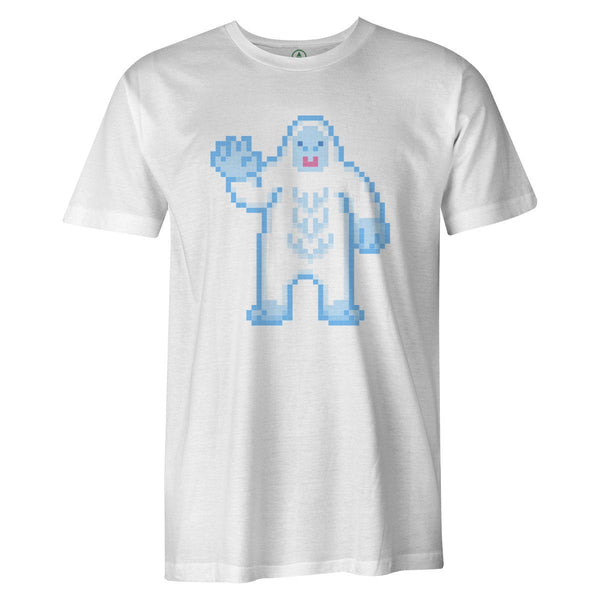 Pixel Yeti Tee  -  Men's T-Shirt S / BLACK