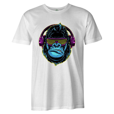 Rave Gorilla 2.0 Tee  -  Men's T-Shirt S / WHITE