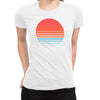 Retro Sunset Women's Tee  -  Women's T-Shirt XS / WHITE