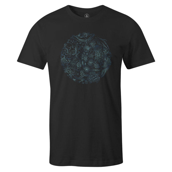 Sea Life Tee  -  Men's T-Shirt S / BLACK