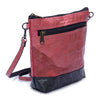 Leaf Leather Shoulder Bag - Pink