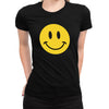 Smiley Face Tee – Women’s T-Shirt S / BLACK