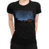 Space Vortex Women's Tee  -  Women's T-Shirt XS / BLACK