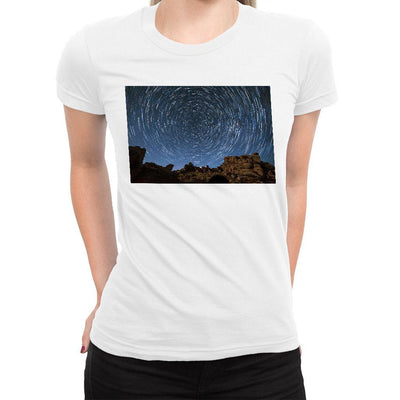 Space Vortex Women's Tee  -  Women's T-Shirt XS / WHITE