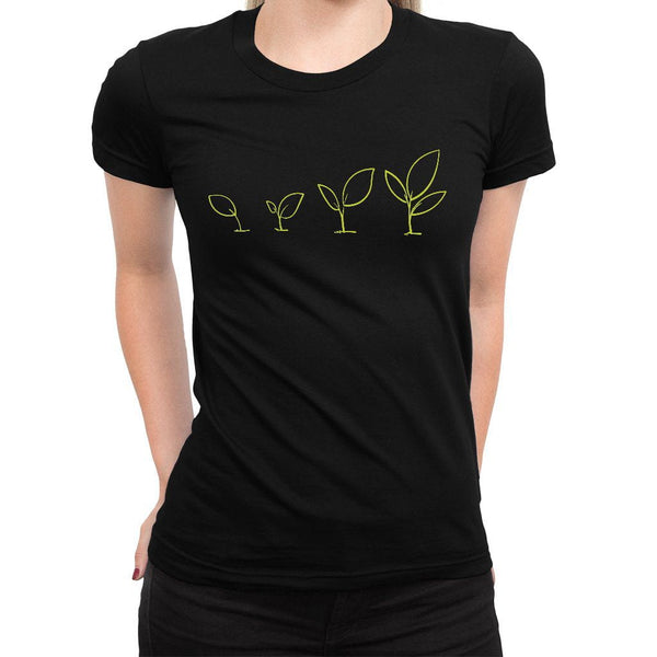 Sprout Women's Tee  -  Women's T-Shirt XS / BLACK