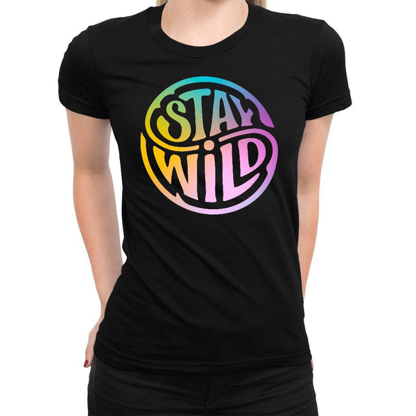 Stay Wild Women's Tee  -  Women's T-Shirt XS / WHITE