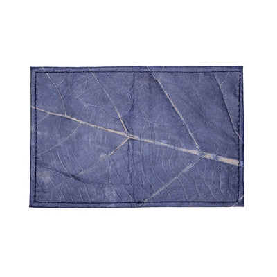Leaf Leather Travel Wallet - Blue  -  LL Travel Wallet Blue