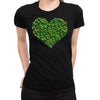 Tree Love Women's Tee  -  Women's T-Shirt XS / BLACK