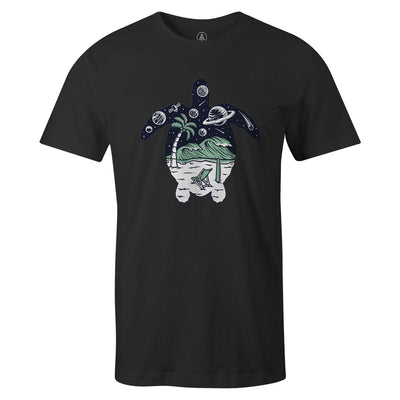Turtle Dreams Tee  -  Men's T-Shirt S / BLACK