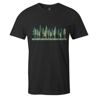 Woodland Tee  -  Men's T-Shirt S / BLACK