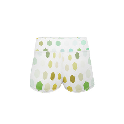 Bee Hive Yoga Shorts  -  Women's Shorts