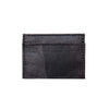 Leaf Leather Slim Wallet - Black
