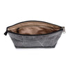 Leaf Leather Stash Bag - Black