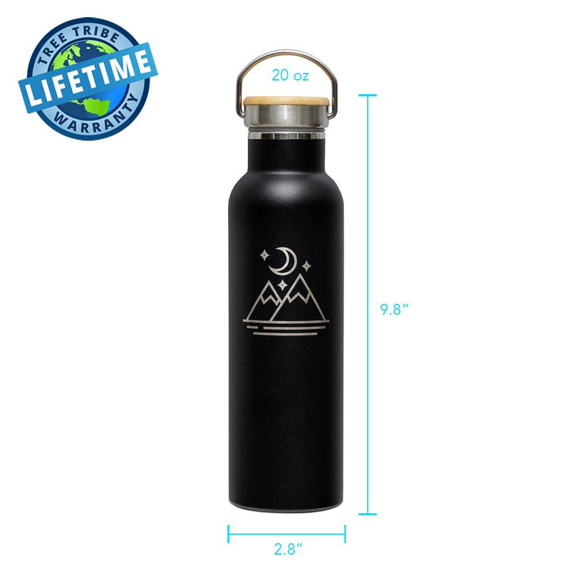 mountainFLOW Plant-Based Water Bottle One Color, 650ml