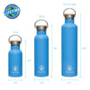 Blue Tribe Logo Water Bottle (20 oz)  -  Reusable Bottle