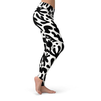 Bold Floral Leggings  -  Yoga Pants