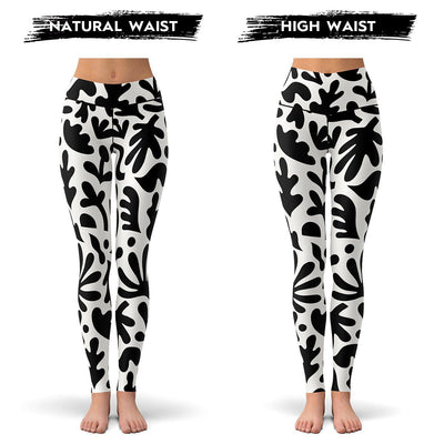 Bold Floral Leggings  -  Yoga Pants