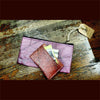 Leaf Leather Phone Bag - Purple