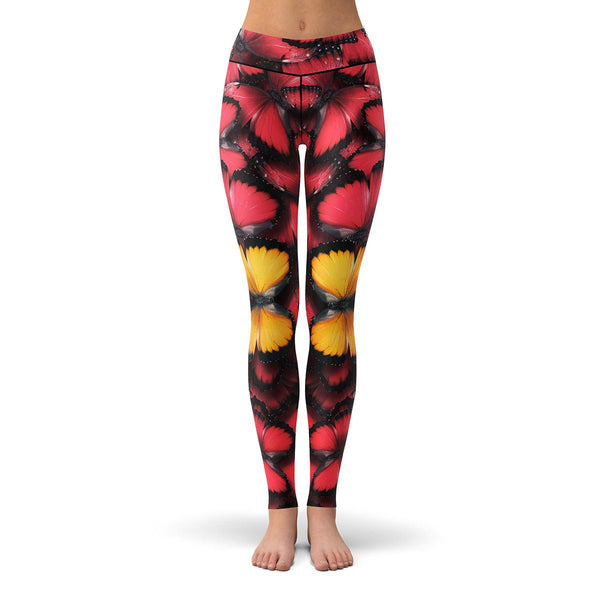 Butterfly Leggings  -  Yoga Pants