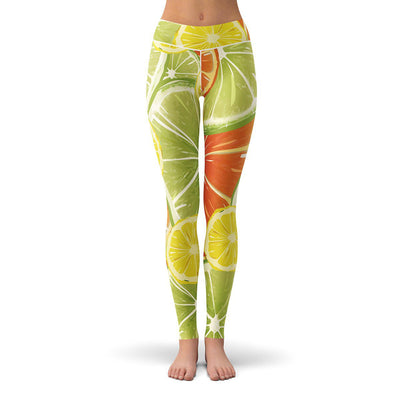 Citrus Leggings  -  Yoga Pants