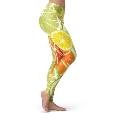 Citrus Leggings  -  Yoga Pants