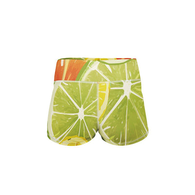 Citrus Yoga Shorts  -  Women's Shorts