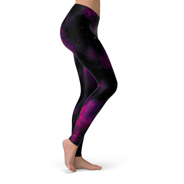 Starry Star Outer Space Leggings Galaxy Stars Fitness Gym Yoga