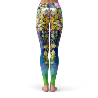 Floral Forest Leggings  -  Yoga Pants