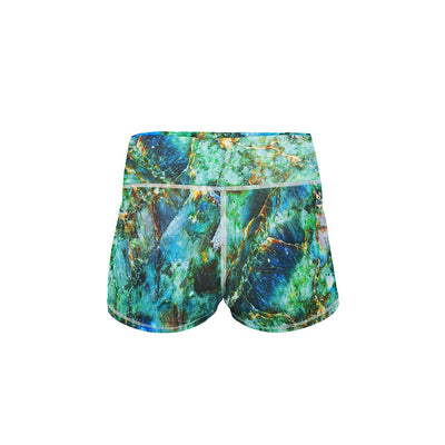 Gem Reef Yoga Shorts  -  Women's Shorts